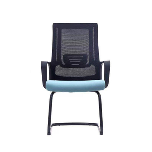 Roues exécutives confortables meubles en maille de tissu noir roulant ergonomique chaise de bureau meubles sillas