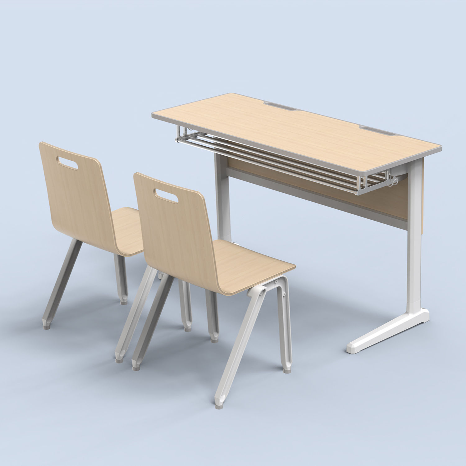 Ensembles de mobilier scolaire, siège de Table, bureau et chaise d'étudiant réglables, ensembles personnalisables, chaise empilable mesas