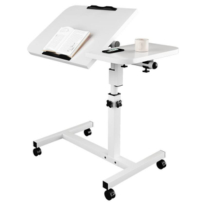 Table de bureau d'ordinateur portable de lit personnalisée en usine, table de chevet réglable pour manger et travailler, table de bureau d'ordinateur portable