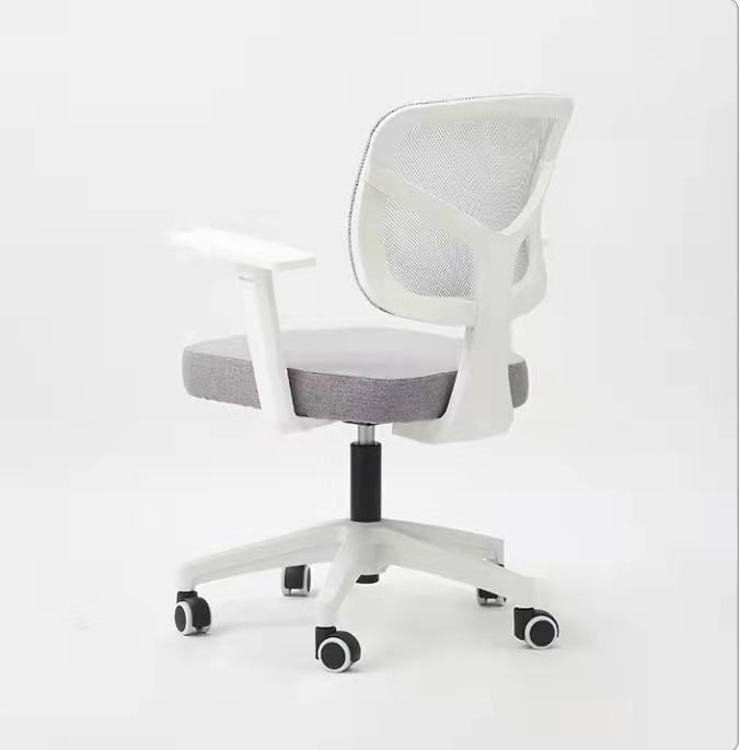 Roues pivotantes exécutives confortables meubles en maille de tissu noir roulant ergonomique chaise de bureau meubles sillas