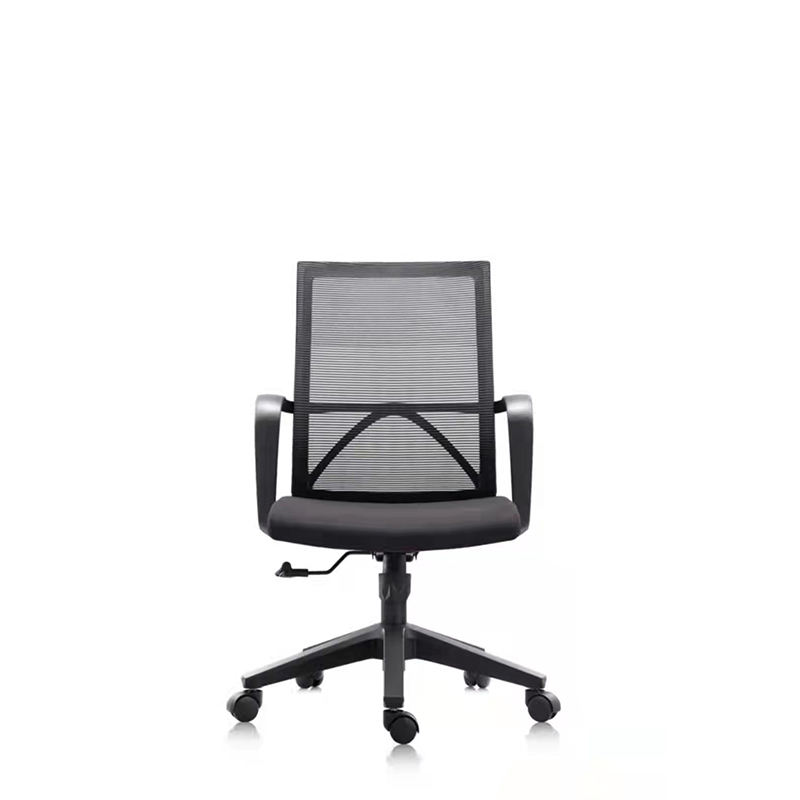 Roues pivotantes exécutives confortables meubles en maille de tissu noir roulant ergonomique chaise de bureau meubles sillas