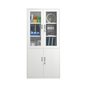 Armoire de rangement verrouillable pour Documents et fichiers de bureau, armoire de rangement à serrure numérique, en acier inoxydable, meubles commerciaux