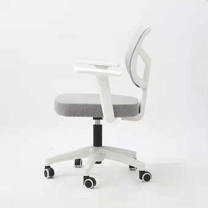 Roues pivotantes exécutives confortables meubles en maille de tissu noir roulant ergonomique chaise de bureau meubles sillas