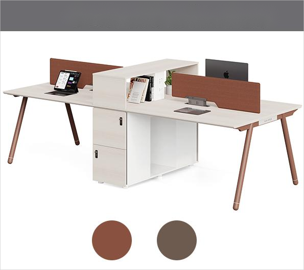 Pas cher directeur exécutif PDG mobilier de bureau blanc moderne L forme verre bureau en bois