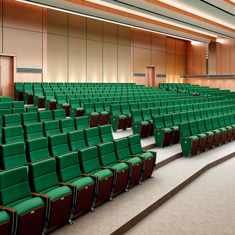 Chaise empilable luxe haute qualité éponge rembourré église auditorium chaise de cinéma