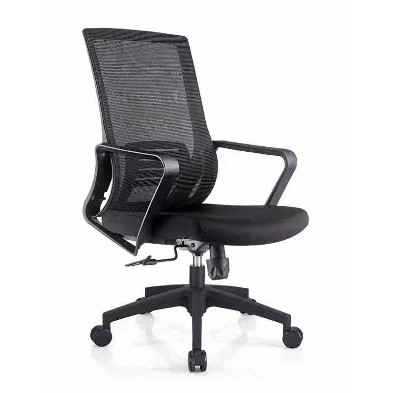 Vente chaude chaise exécutif roues pivotantes tissu maille meubles noir roulant ergonomique chaise de bureau meubles sillas