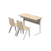 Ensembles de mobilier scolaire, siège de Table, bureau et chaise d'étudiant réglables, ensembles personnalisables, chaise empilable mesas