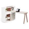 Poste de travail exécutif, bureau en bois, banc de travail moderne pour atelier et bureau