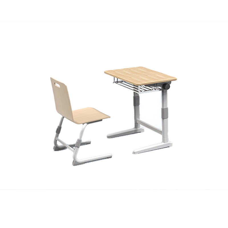 Mobilier scolaire Bureau d'école double place et chaise réglable en hauteur dans les ensembles de classe