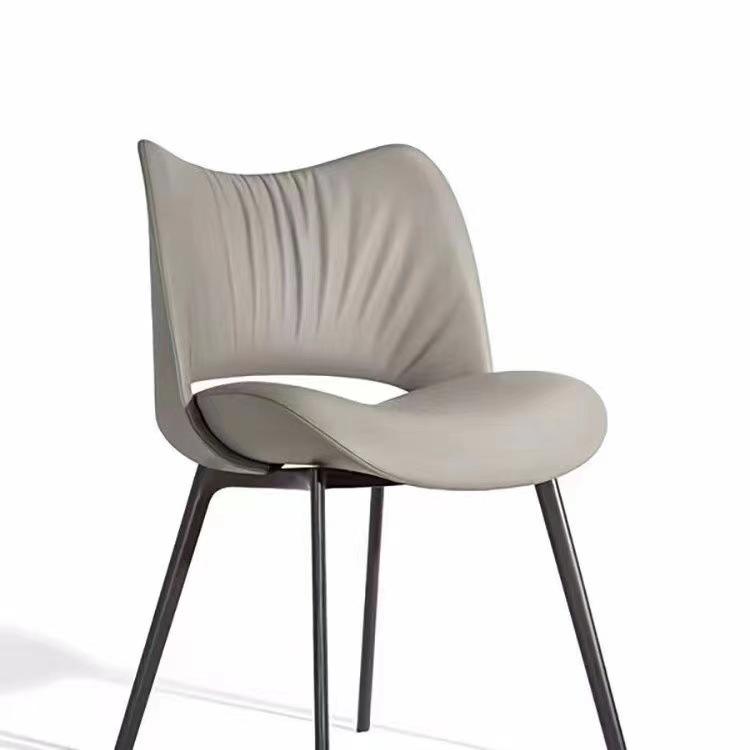 Chaises de salle à manger de style italien, vente en gros, Design classique de luxe, salon, cadre en acier au carbone, chaises de salle à manger en cuir utilisées pour restaurant