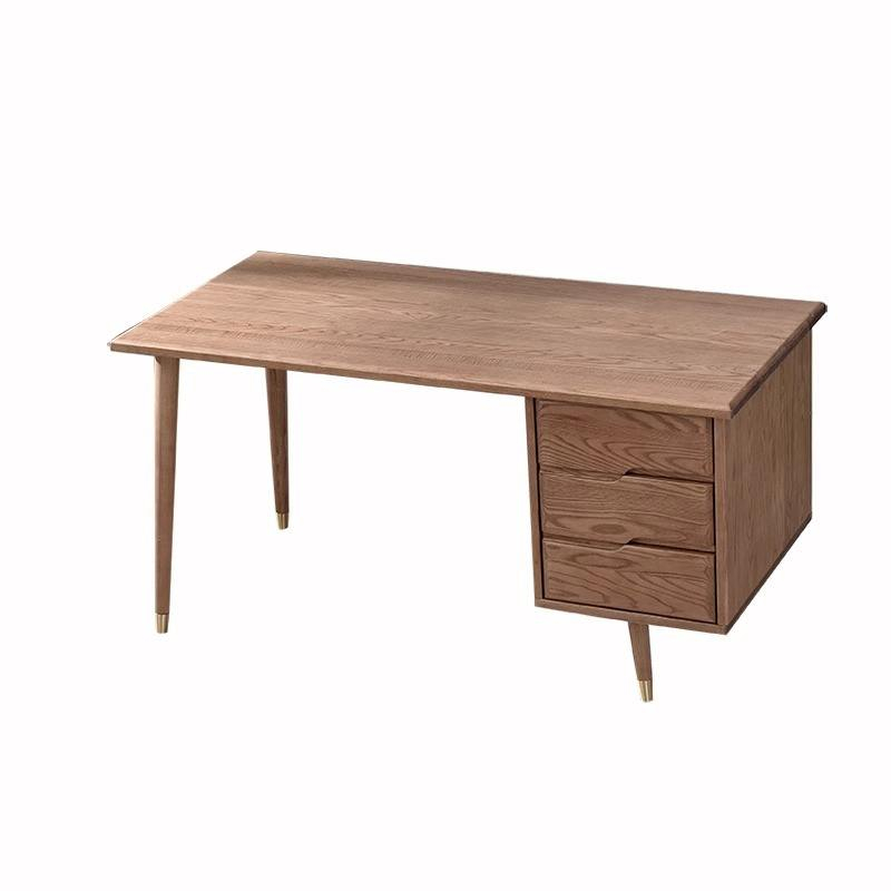 Bureau en bois massif, combinaison nordique Simple, bureau d'ordinateur, bois de caoutchouc, bureau d'étude, fabricants de meubles, vente en gros